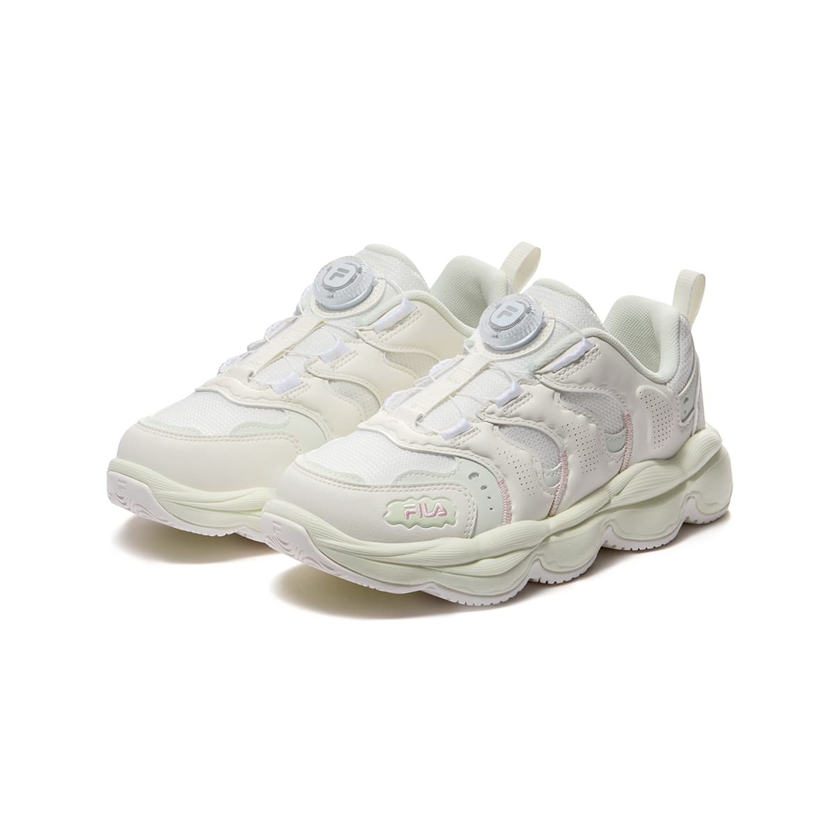 Кроссовки Fila Heritage FHT Синтетическая кожа текстиль дышащий верх повседневная детская обувь - изображение 3