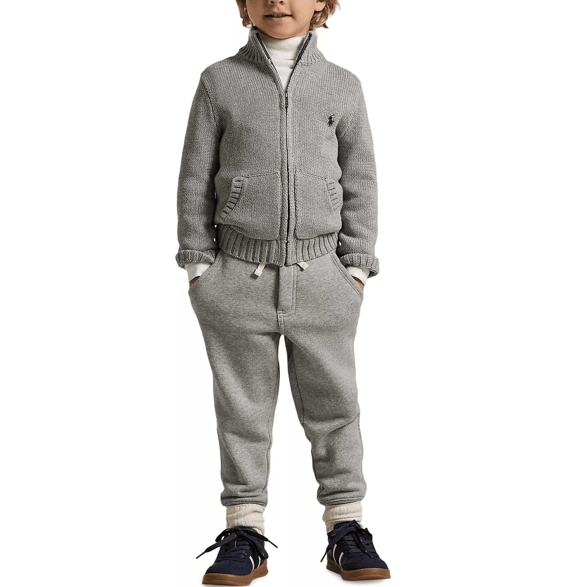 Polo Ralph Lauren Куртки и Пальто Серый Детский - изображение 4
