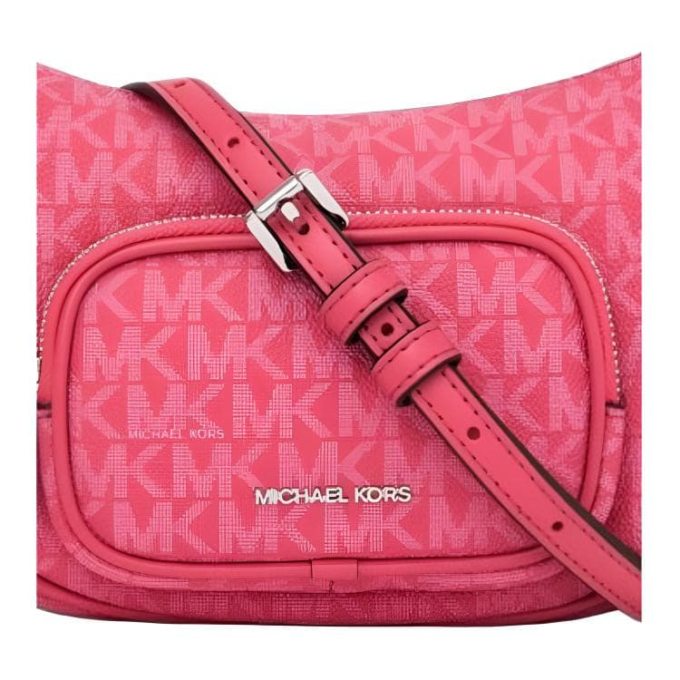 Мини-сумка MICHAEL KORS Холст с искусственной кожей сумка через плечо маленькая женская цветок гибискус - изображение 4