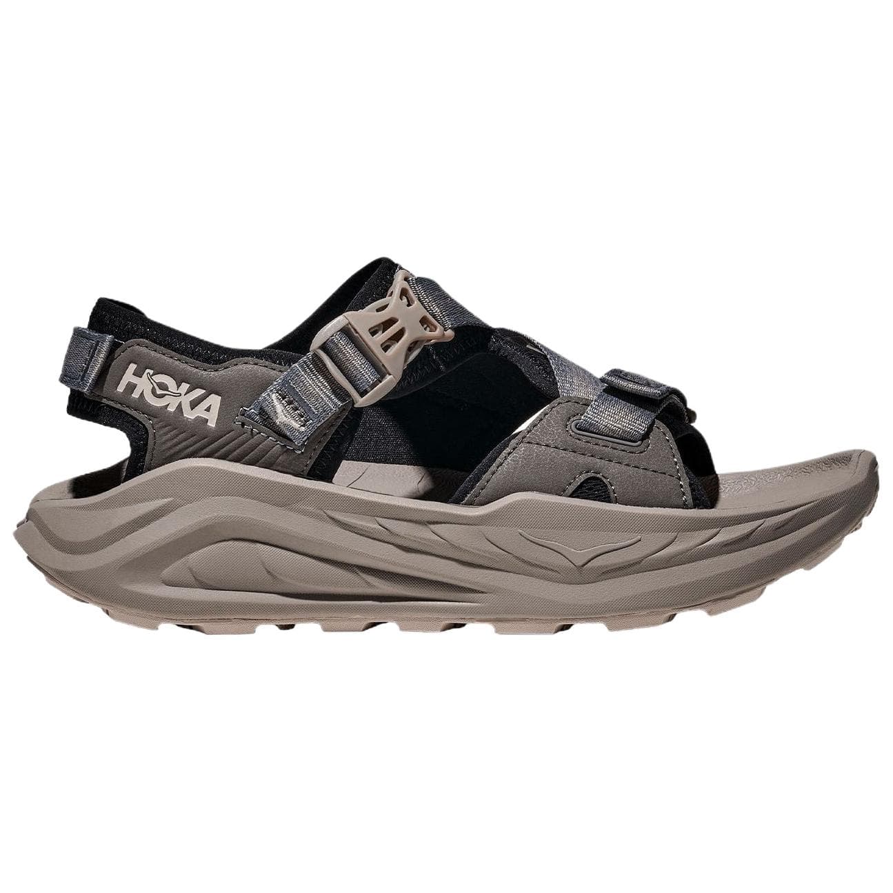 Сандалии с ремешком HOKA ONE ONE Infini Hike TC Пляжные сандалии Мужские Умбра - изображение 2