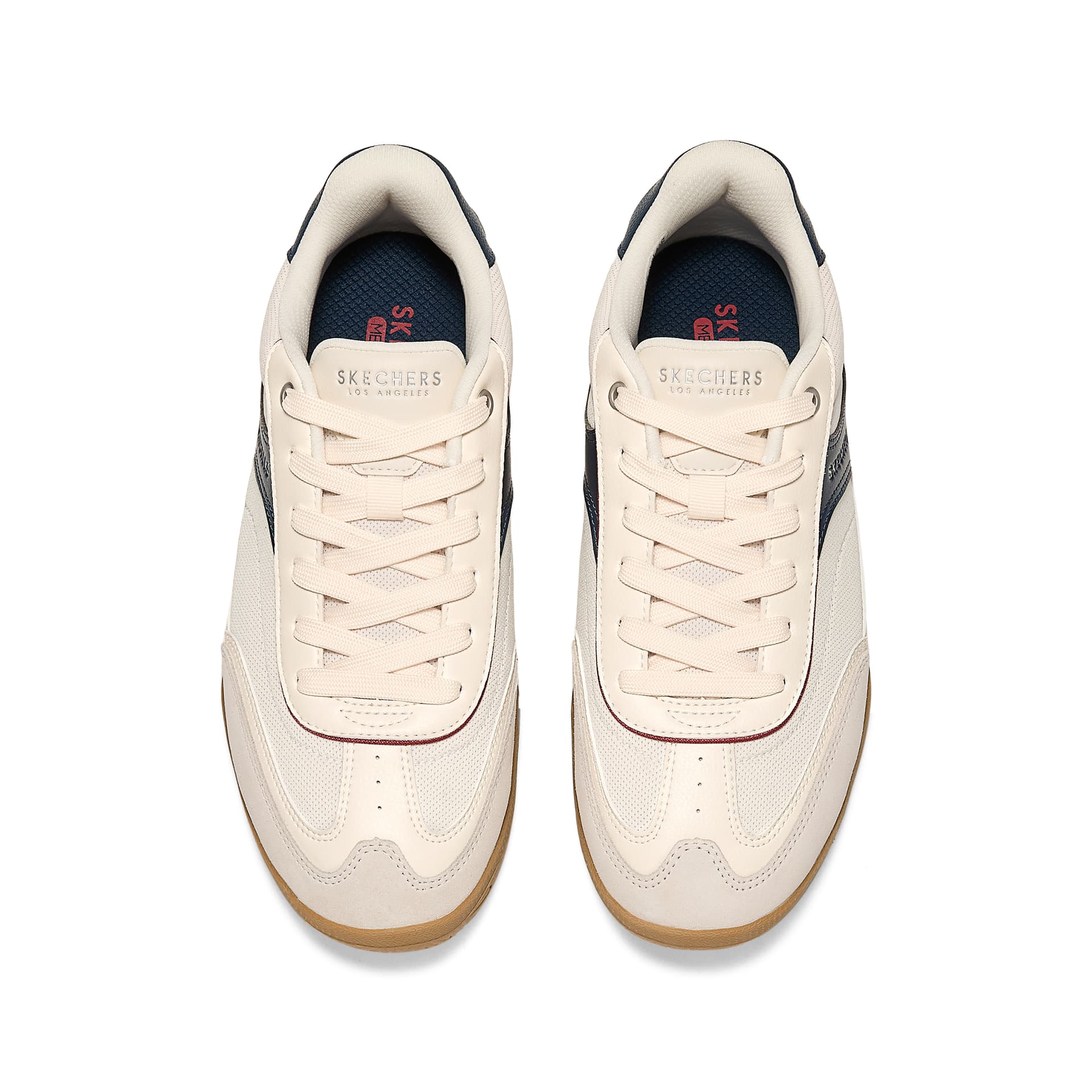 Кроссовки Skechers Low Топ Скейтборд Обувь Мужской Белый и синий цвет - изображение 3