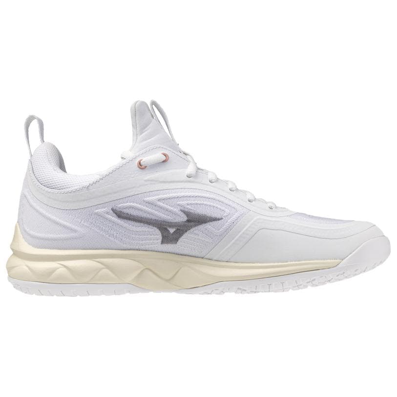 Кроссовки Mizuno Wave Luminous 3 Дышащие Волейбольные Кроссовки Женские Белые - изображение 2