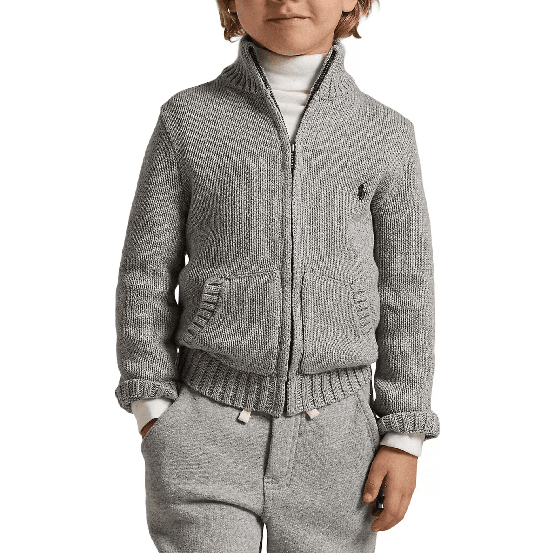 Polo Ralph Lauren Куртки и Пальто Серый Детский - изображение 5