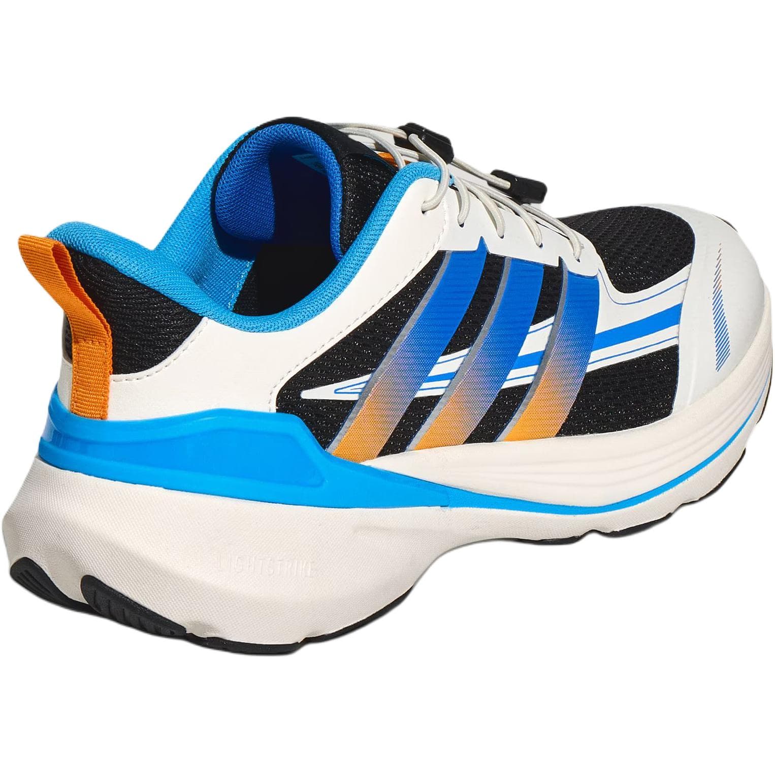 Кроссовки Adidas LIGHTDART Беговые кроссовки Белый и синий цвет Детский - изображение 4