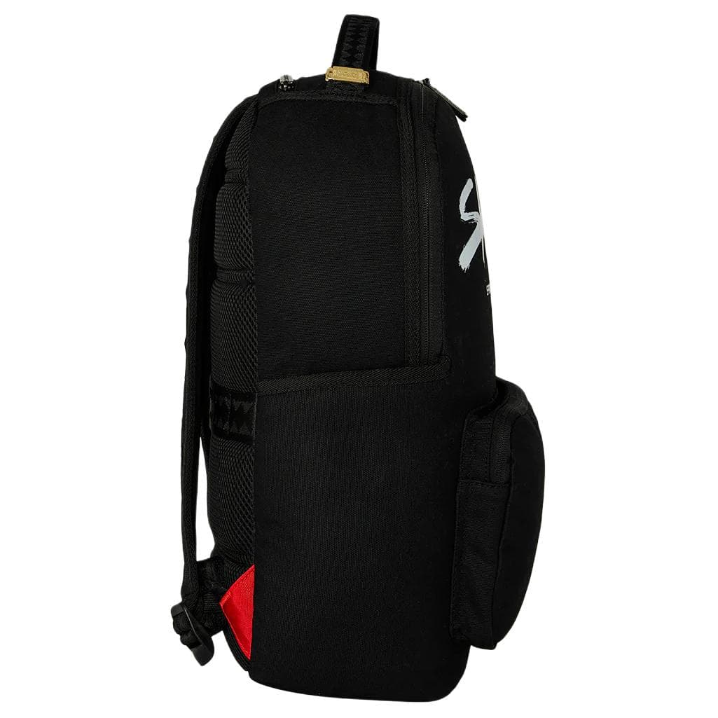Рюкзак SPRAYGROUND Чистый хлопковый холст Рюкзак Стандартный (Standard) Унисекс Черный - изображение 3