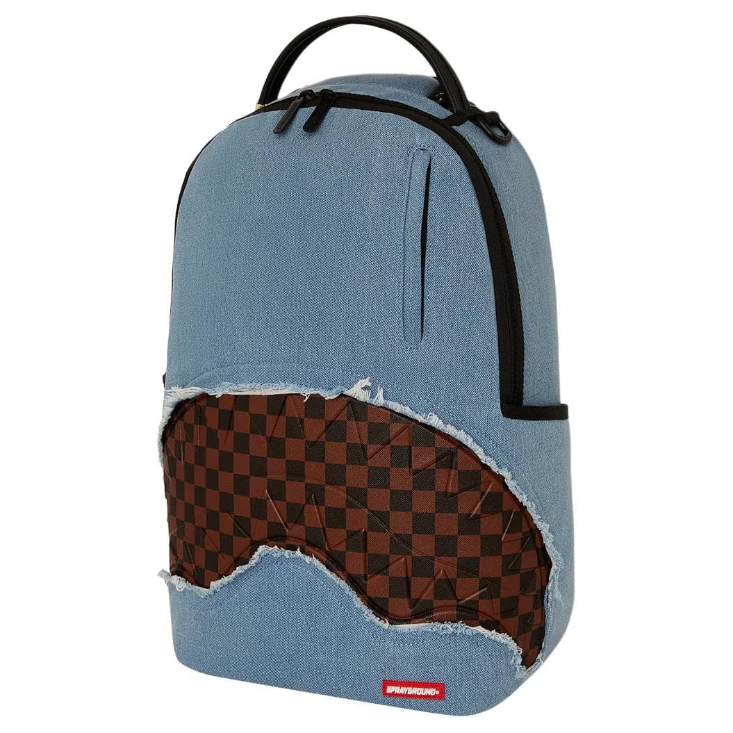 Рюкзак SPRAYGROUND Хлопковый рюкзак стандартный (обычный) унисекс джинсовый синий - изображение 2