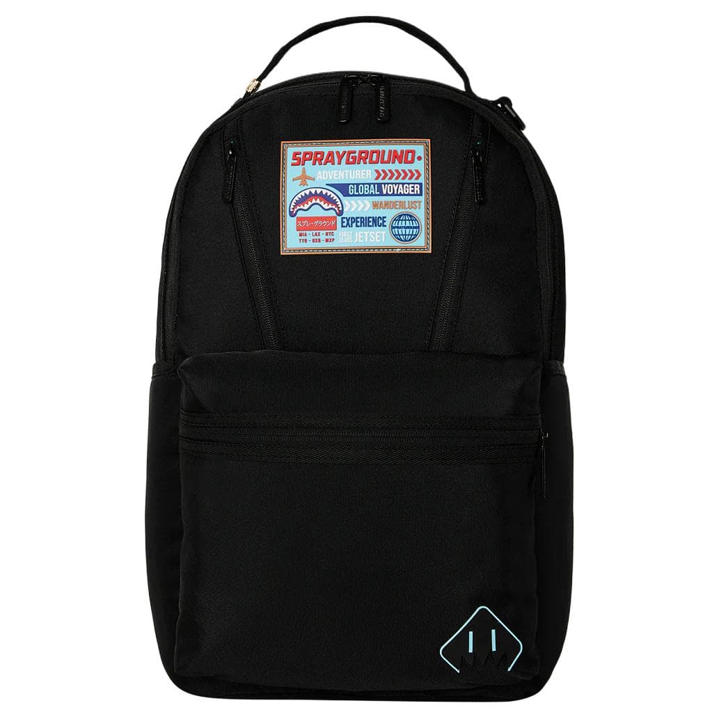 Рюкзак SPRAYGROUND Чистый хлопковый холст Рюкзак Стандартный (Standard) Унисекс Черный - изображение 1