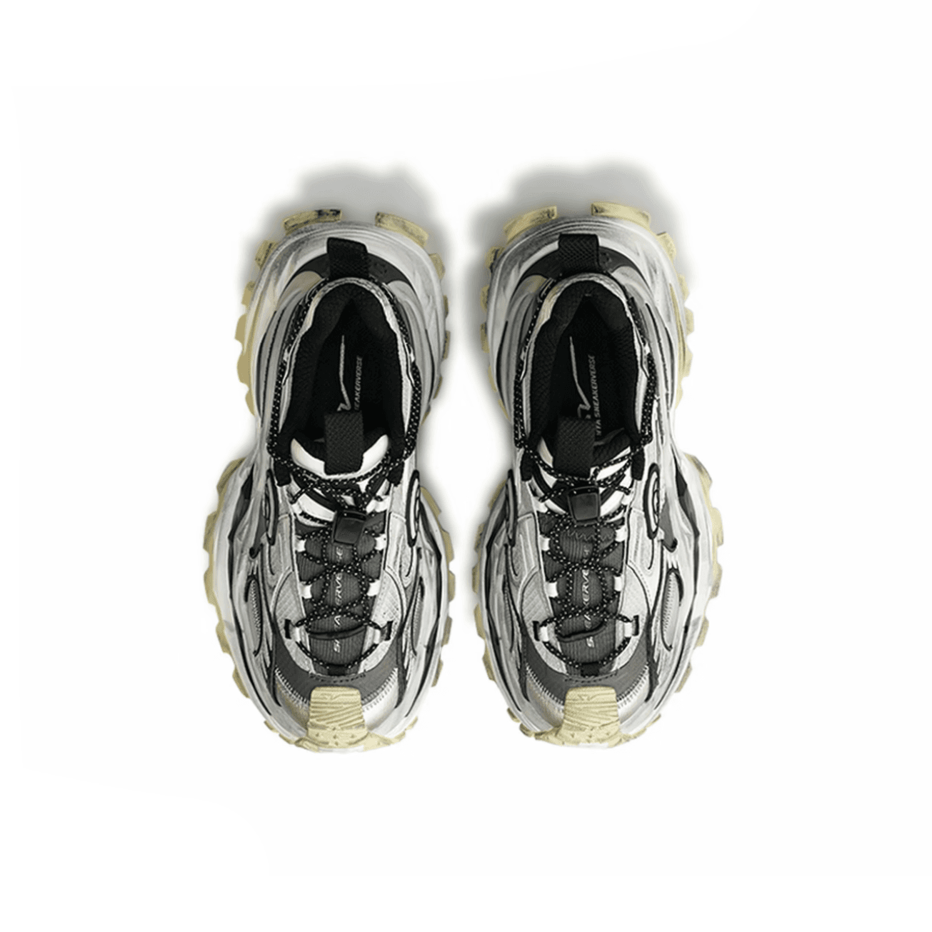 Кроссовки ANTA SNEAKERVERSE Низкий топ массивные кроссовки мужские кучевой серый - изображение 3