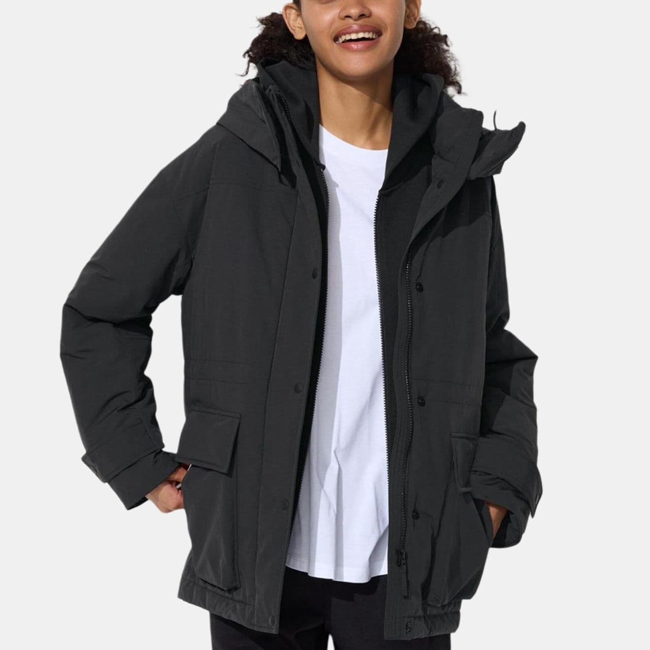 Пуховик UNIQLO Пуховик Женский Черный - изображение 2