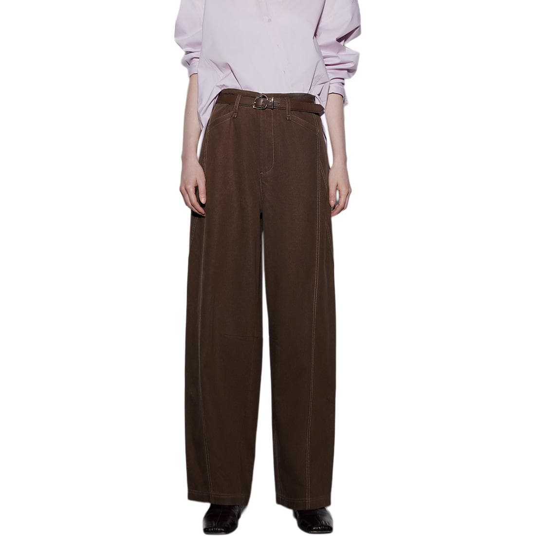 Штаны Only E09 Rain Drum Brown Women's Casual Pants - изображение 1