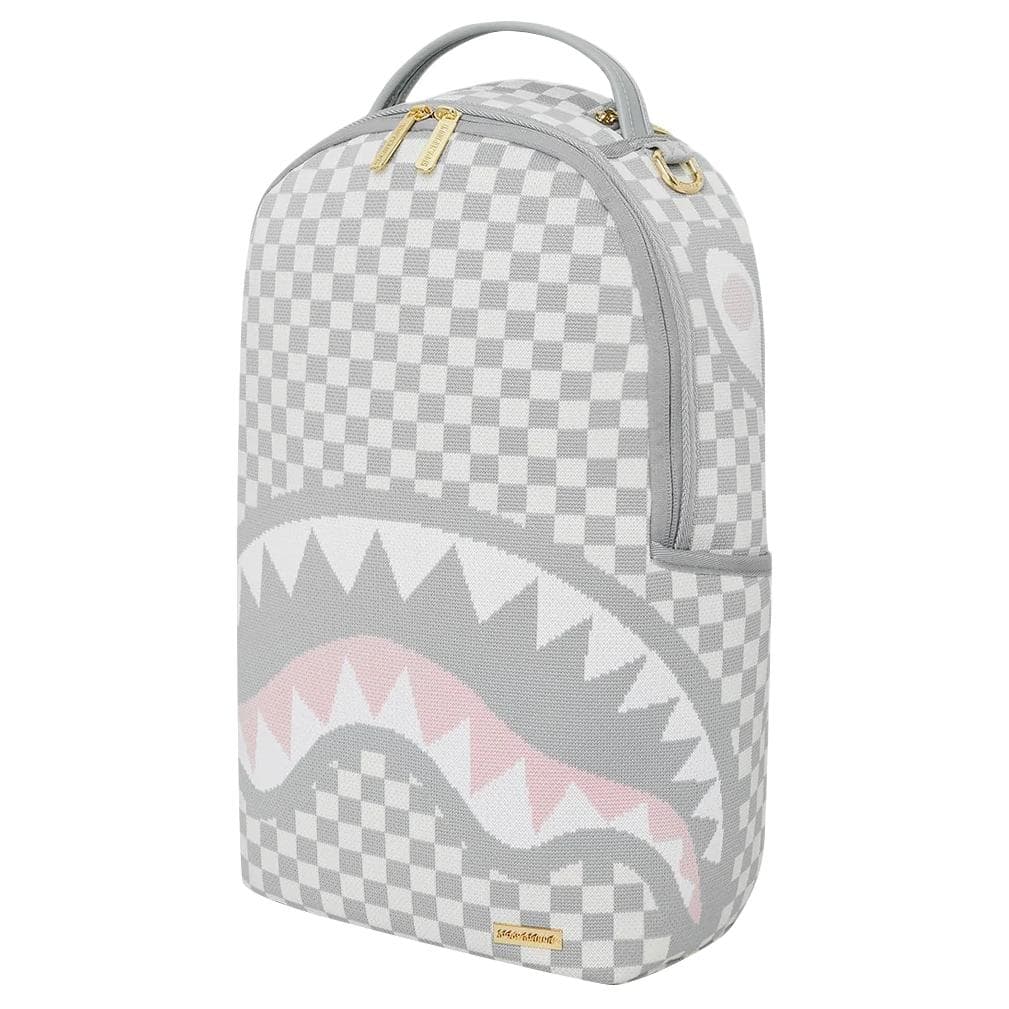 Рюкзак SPRAYGROUND Полиэфирное волокно Рюкзак Обычный (стандартный) Унисекс Серый белый - изображение 2