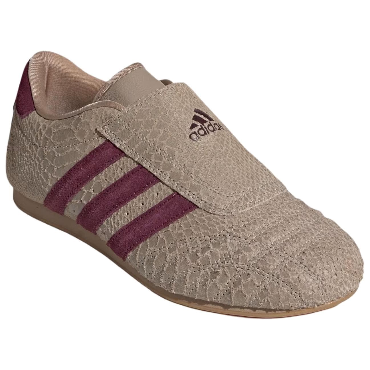 Кроссовки Adidas Taekwondo Low Топ Обувь для тхэквондо Женская Хаки Красная - изображение 3