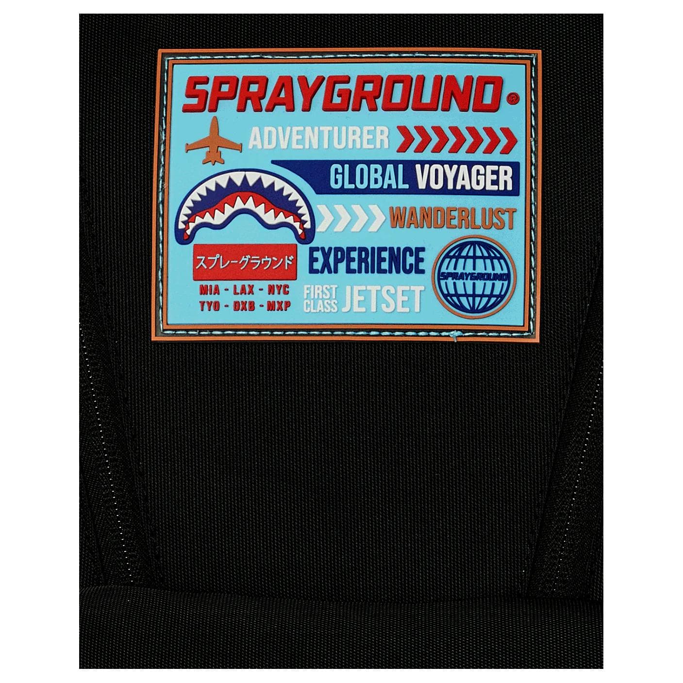 Рюкзак SPRAYGROUND Чистый хлопковый холст Рюкзак Стандартный (Standard) Унисекс Черный - изображение 7