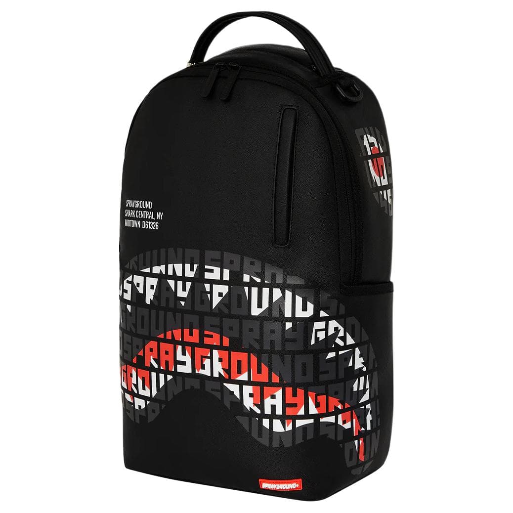 Рюкзак SPRAYGROUND Рюкзак из искусственной кожи стандартный (стандартный) унисекс черный красный - изображение 2