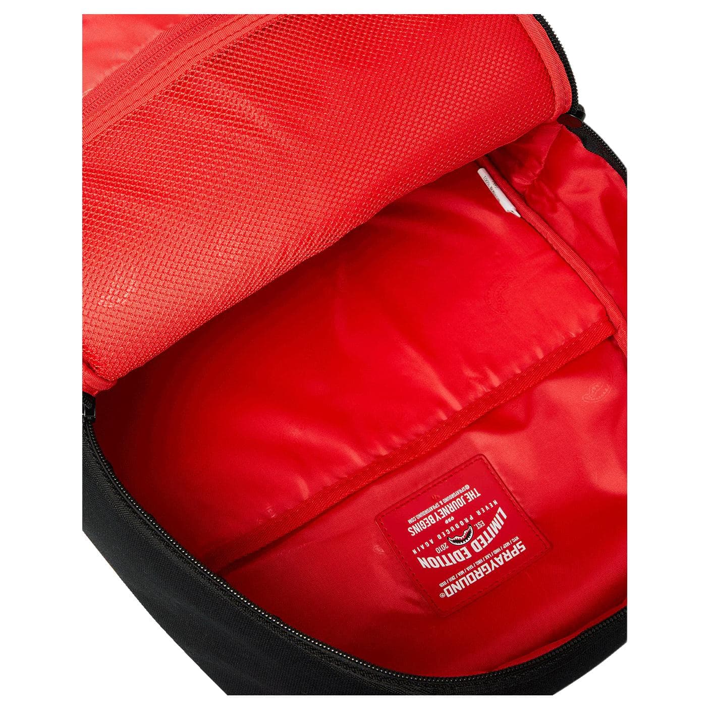 Рюкзак SPRAYGROUND Чистый хлопковый холст Рюкзак Стандартный (Standard) Унисекс Черный - изображение 6