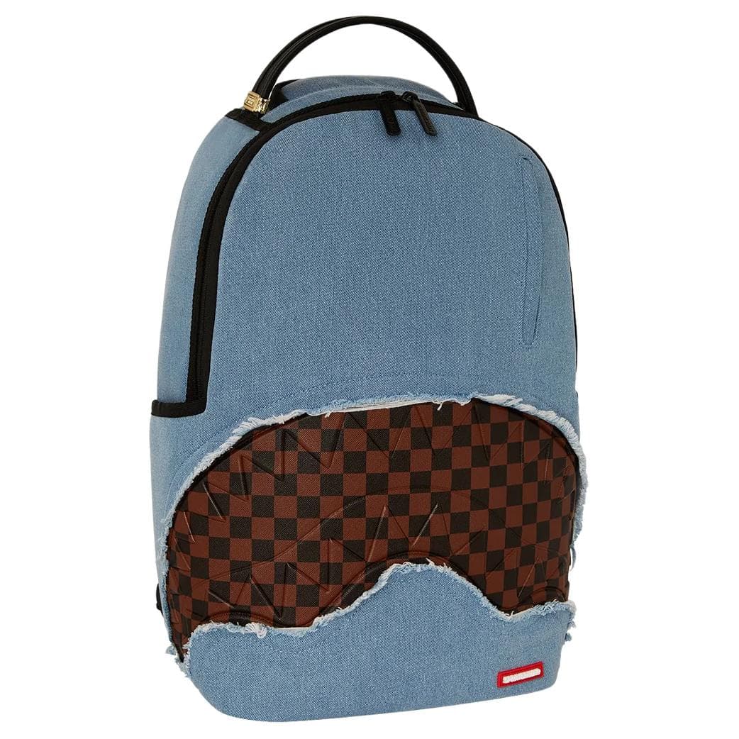 Рюкзак SPRAYGROUND Хлопковый рюкзак стандартный (обычный) унисекс джинсовый синий - изображение 3