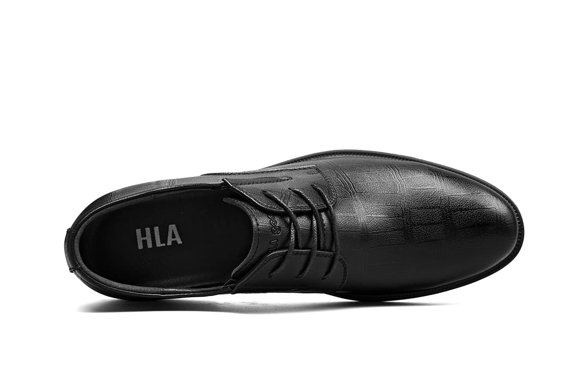 HLA Спилок коровья Туфли Мужской Черный - изображение 6