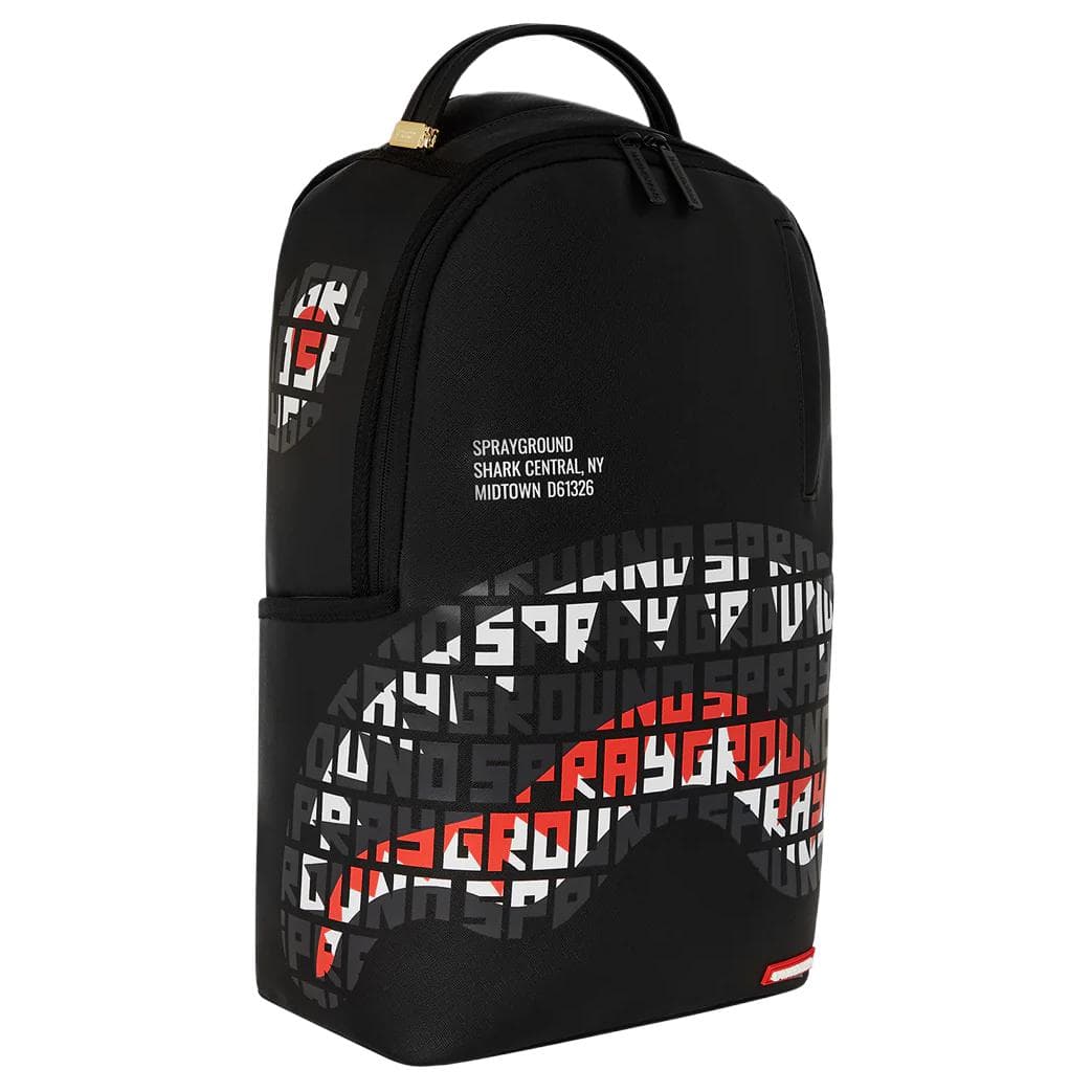 Рюкзак SPRAYGROUND Рюкзак из искусственной кожи стандартный (стандартный) унисекс черный красный - изображение 4