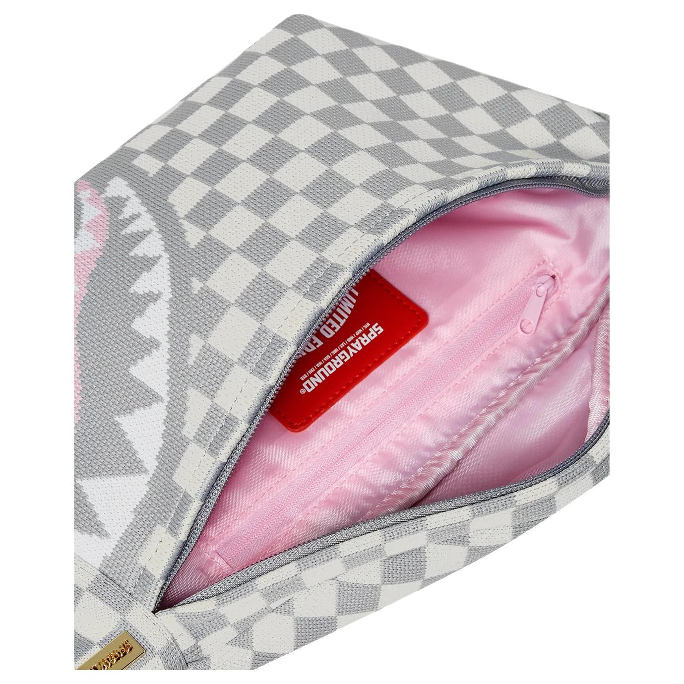 Поясная сумка SPRAYGROUND 900D полиэстер текстильная поясная сумка (бандана) унисекс серый белый - изображение 3
