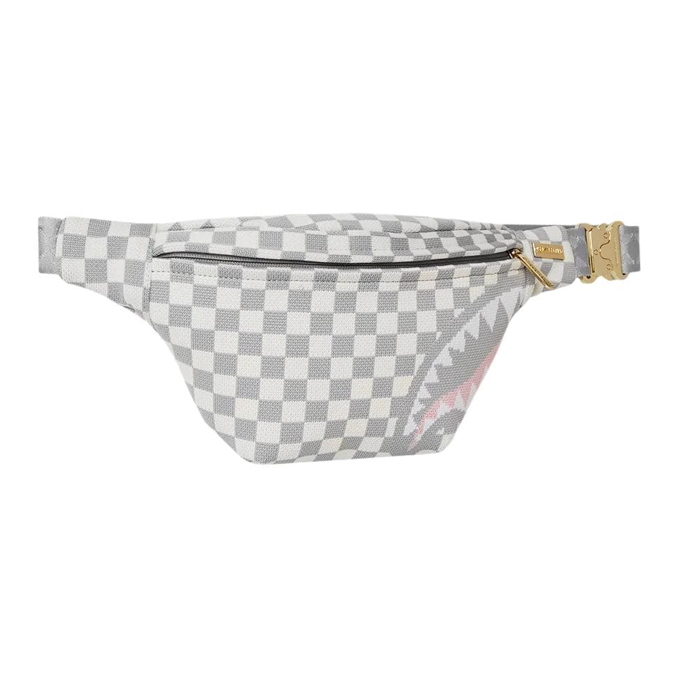 Поясная сумка SPRAYGROUND 900D полиэстер текстильная поясная сумка (бандана) унисекс серый белый - изображение 2