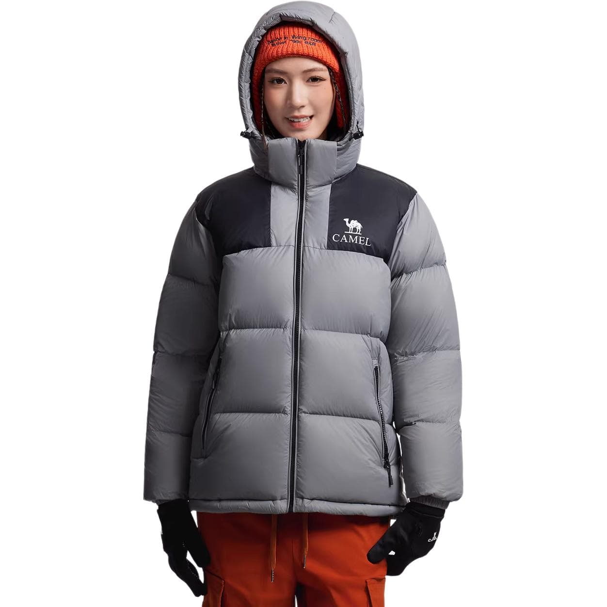 Зимняя куртка Верблюжий цвет Warm Fleece Collection Пуховик Унисекс - изображение 3