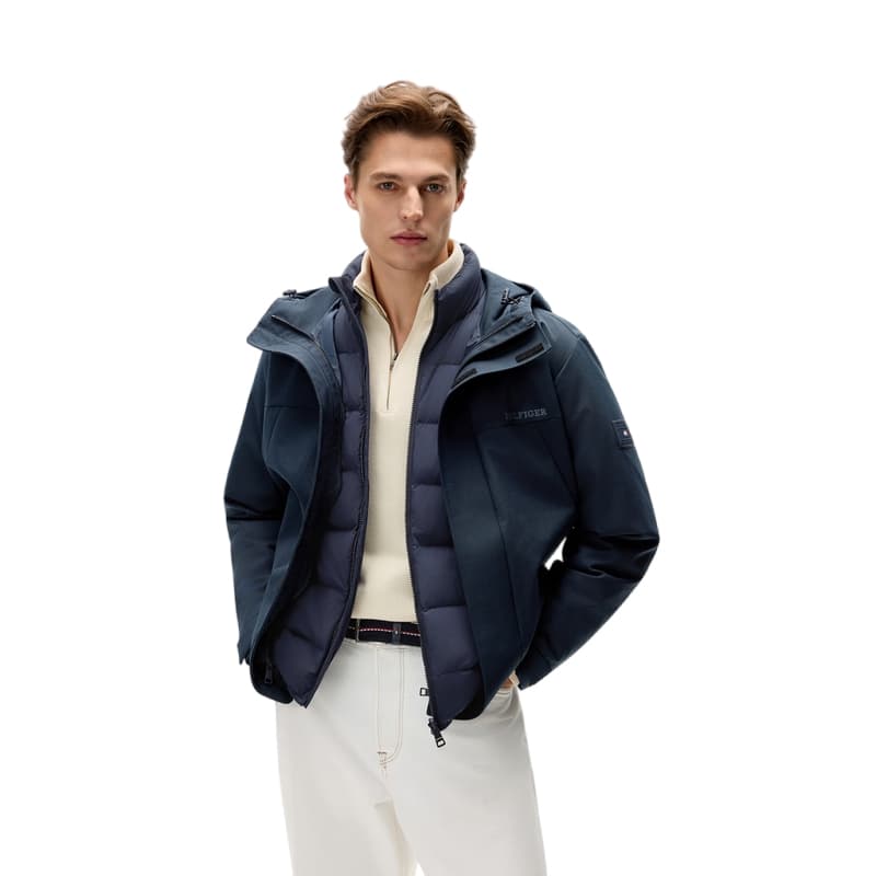 Зимняя куртка Tommy Hilfiger Мужской пуховик - изображение 6