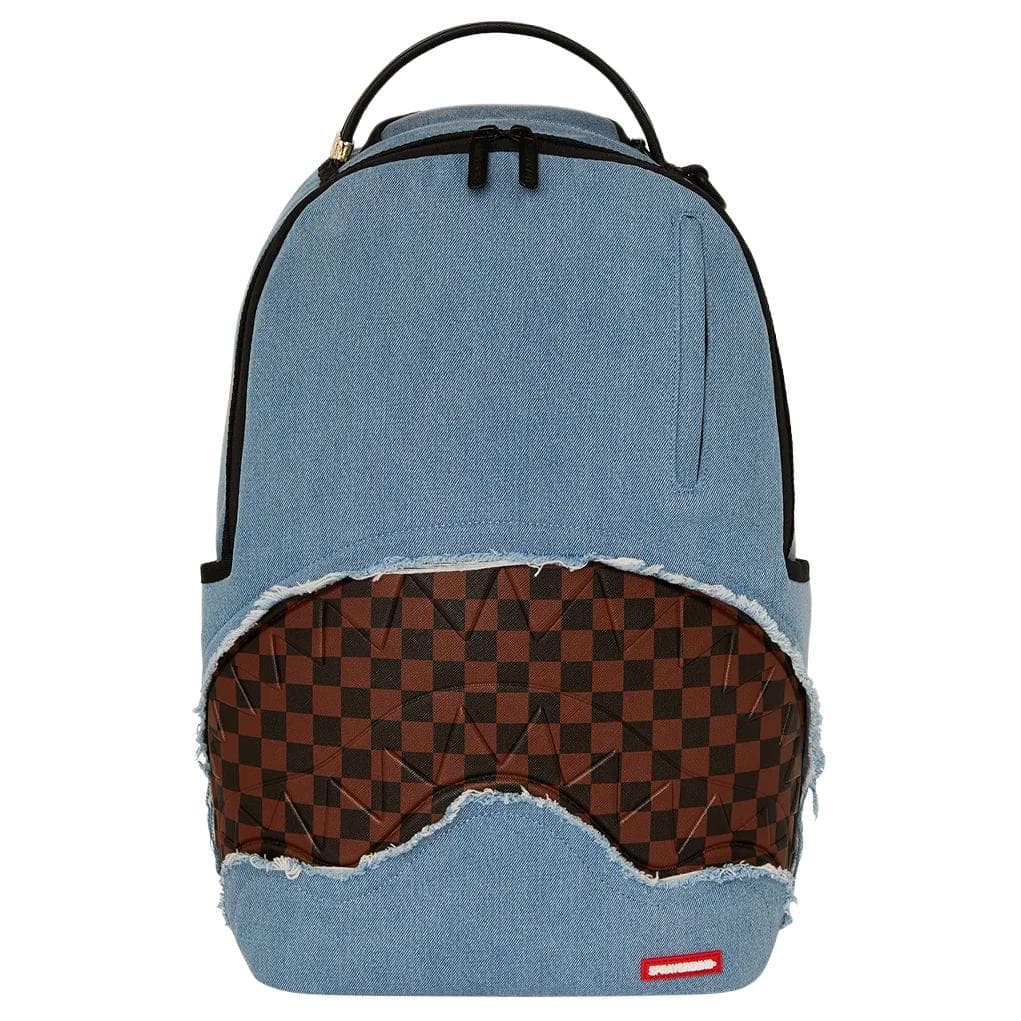 Рюкзак SPRAYGROUND Хлопковый рюкзак стандартный (обычный) унисекс джинсовый синий - изображение 1