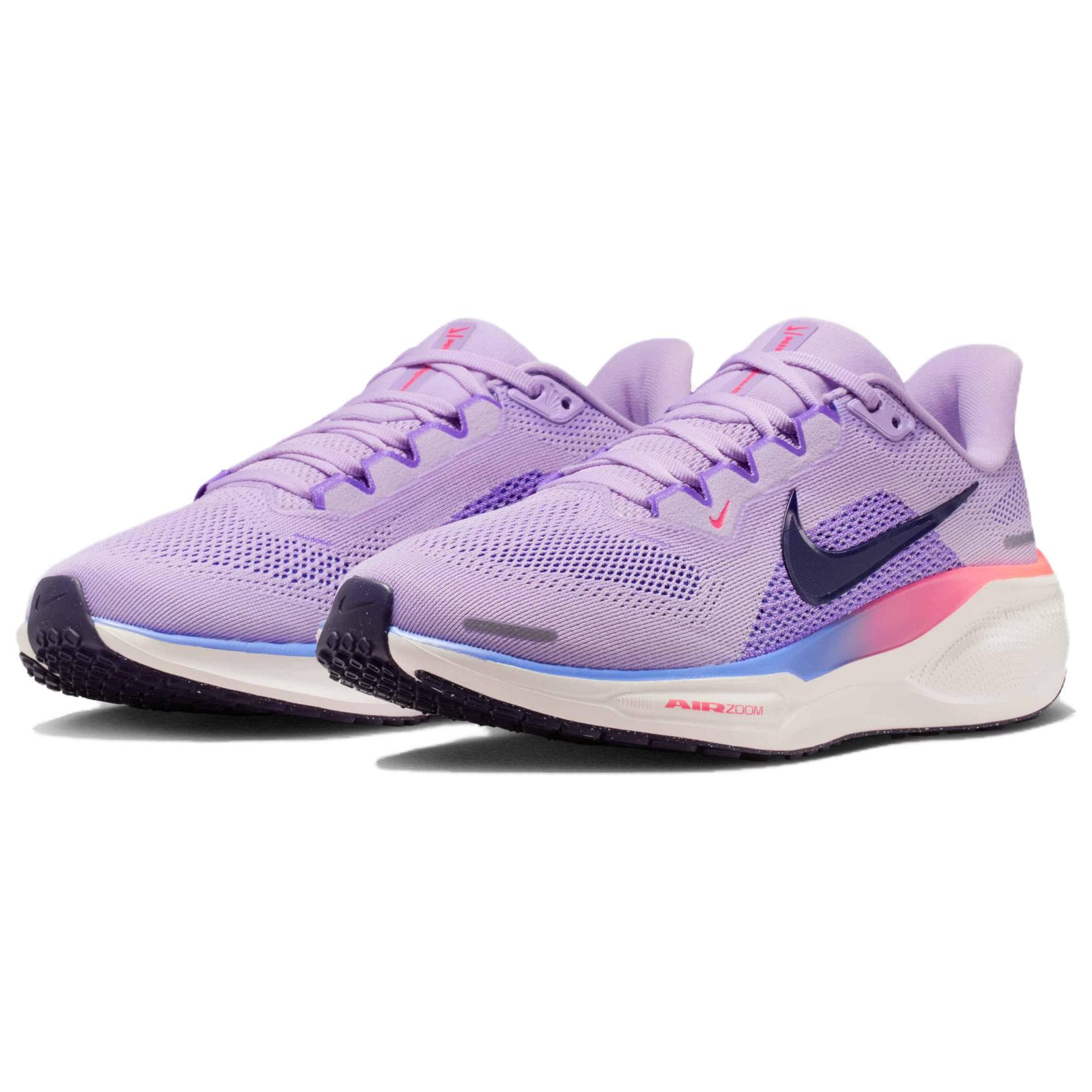 Кроссовки для бега Nike Pegasus 41 Дышащий Low Топ Беговые кроссовки Женские Фиолетово-черный - изображение 3