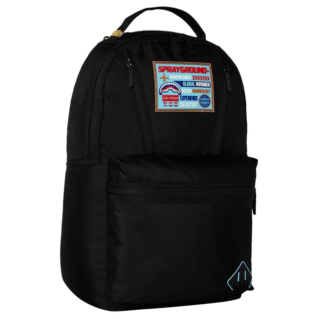 Рюкзак SPRAYGROUND Чистый хлопковый холст Рюкзак Стандартный (Standard) Унисекс Черный - изображение 2