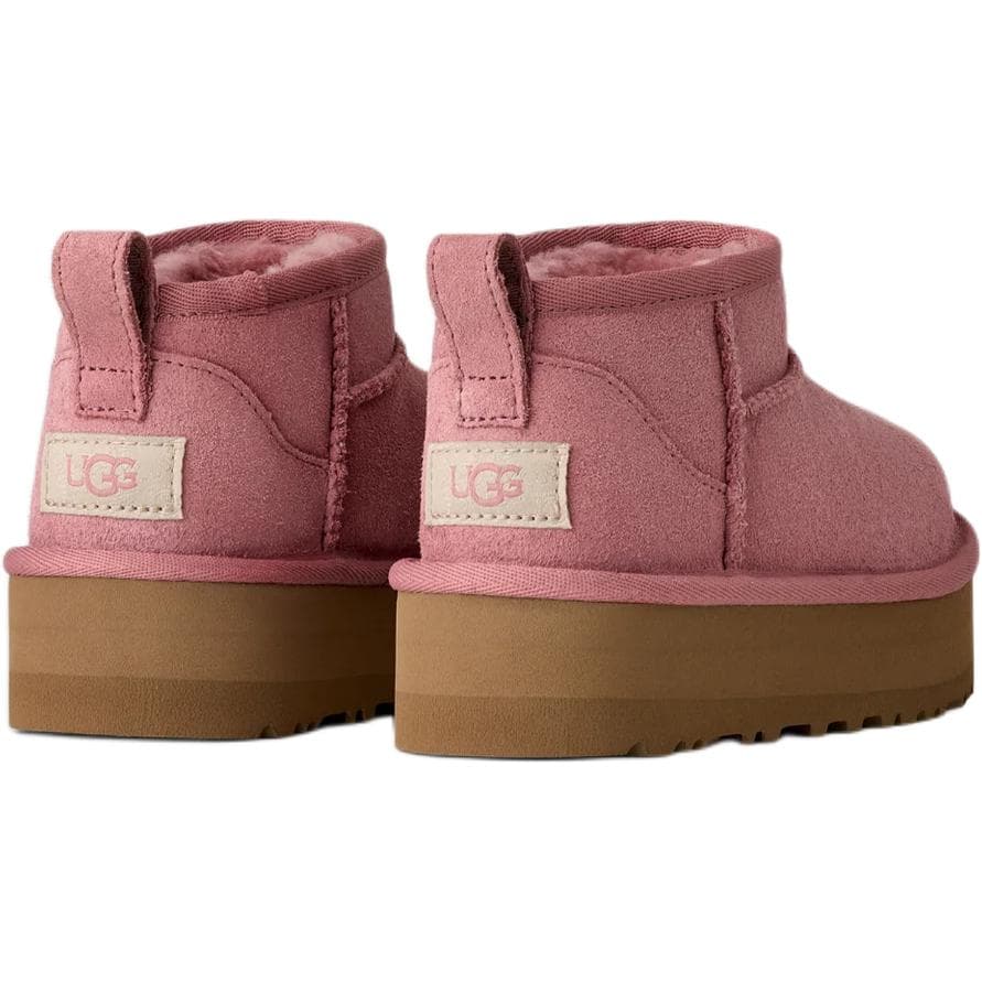 UGG CLASSIC ULTRA MINI Искусственная замша Детские зимние ботинки Розовый Детский - изображение 5