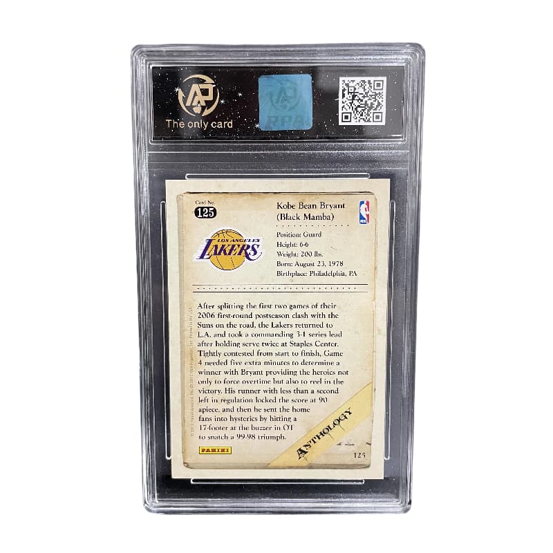 PANINI Коби Брайант NBA Грейдированные карточки 1 шт - изображение 2