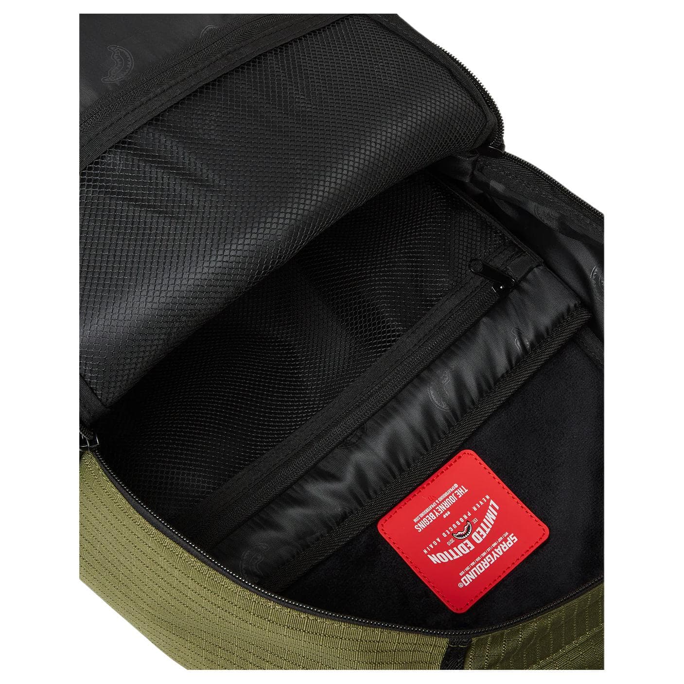 Рюкзак SPRAYGROUND 900D полиэстер текстиль рюкзак стандартный (стандартный) унисекс армейский зеленый - изображение 7