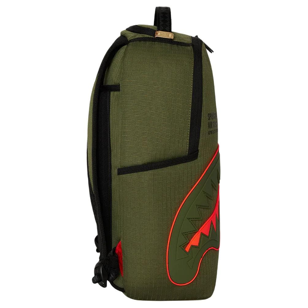 Рюкзак SPRAYGROUND 900D полиэстер текстиль рюкзак стандартный (стандартный) унисекс армейский зеленый - изображение 4