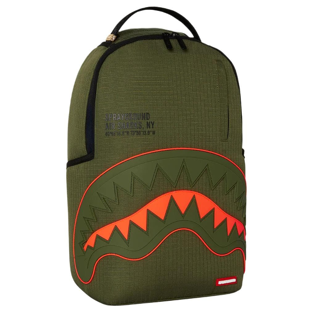 Рюкзак SPRAYGROUND 900D полиэстер текстиль рюкзак стандартный (стандартный) унисекс армейский зеленый - изображение 2