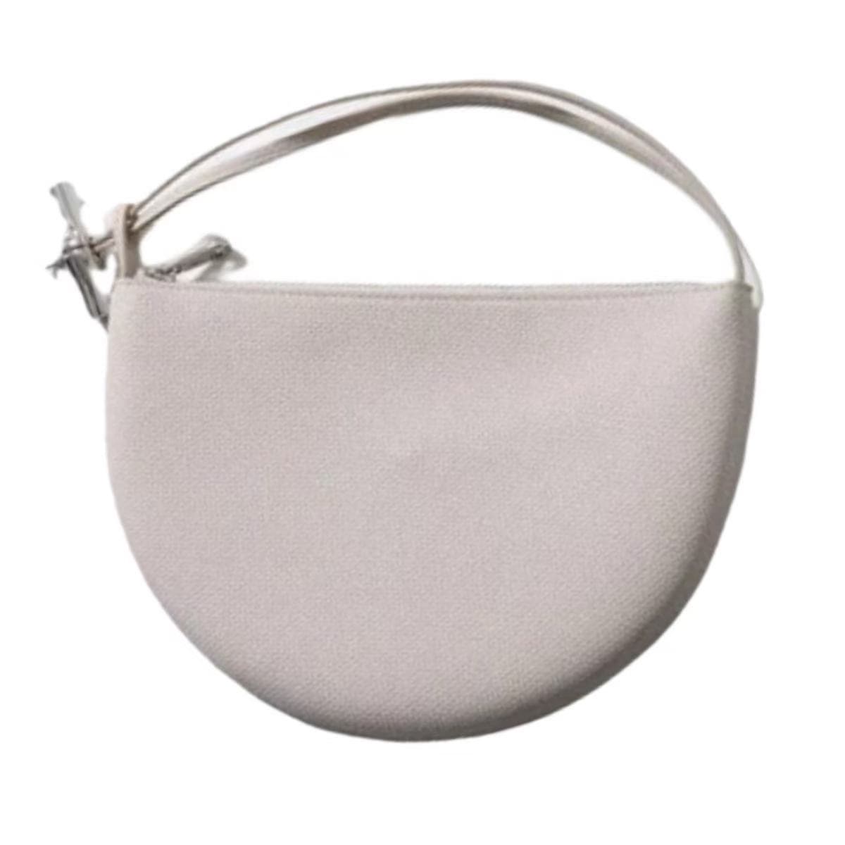 Сумка LONGCHAMP Le Roseau Сумка из коровьей кожи Маленькая Женская Цвет слоновой кости - изображение 1