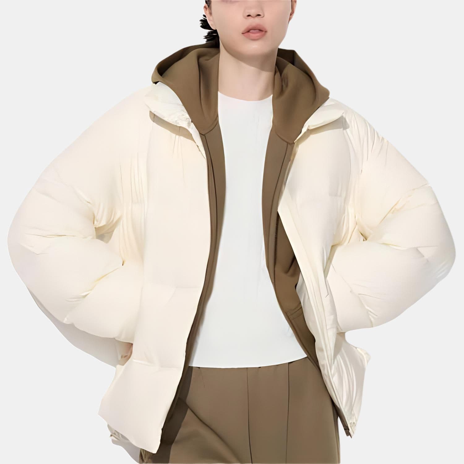 Пуховик UNIQLO Пуховик Женский Сливовый - изображение 2
