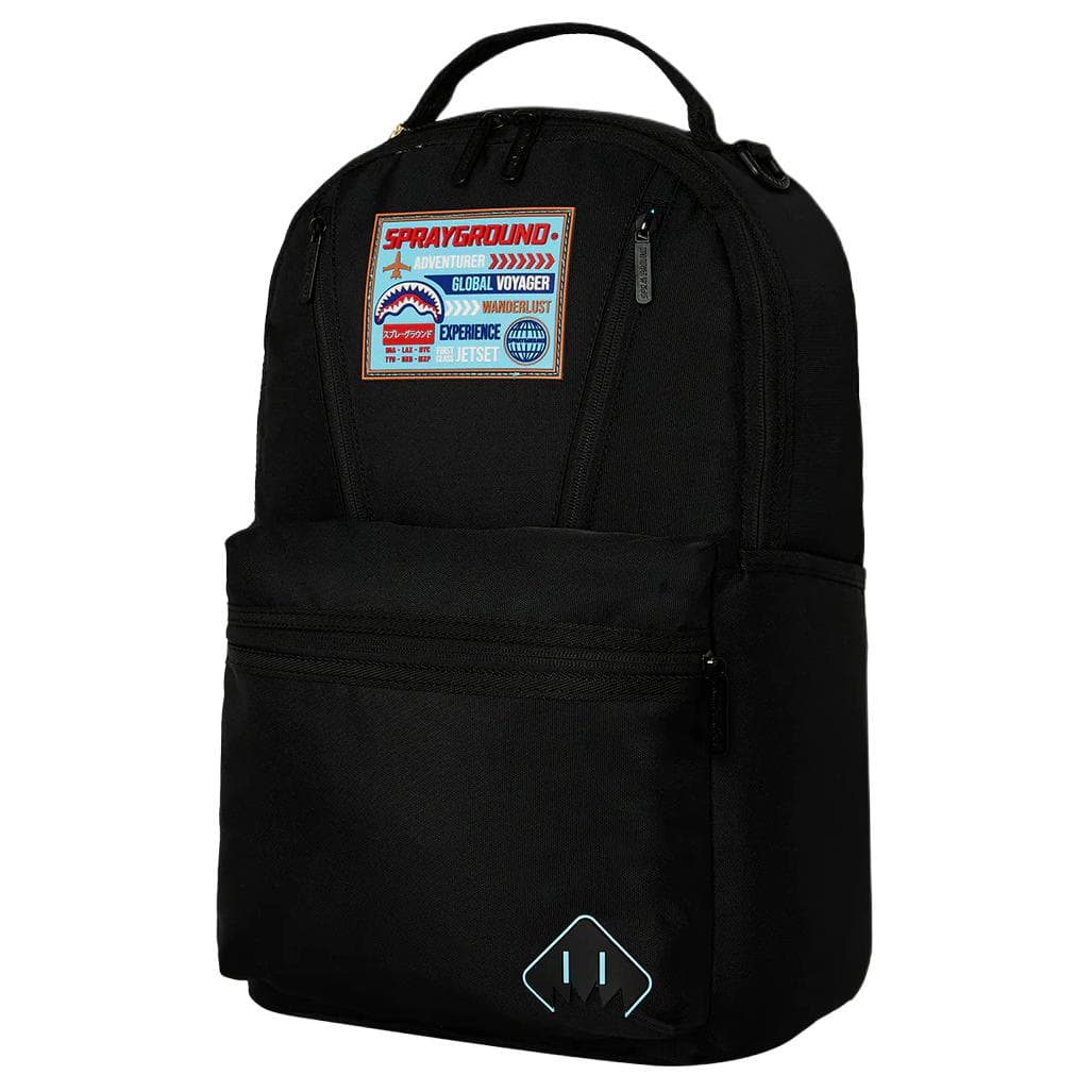 Рюкзак SPRAYGROUND Чистый хлопковый холст Рюкзак Стандартный (Standard) Унисекс Черный - изображение 3