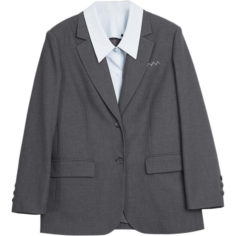 ELLE Medium Gray Женские Бизнес-костюмы - изображение 1
