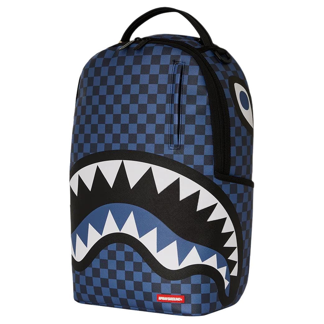 Рюкзак SPRAYGROUND Рюкзак из искусственной кожи стандартный (стандартный) мужской черный и синий - изображение 4