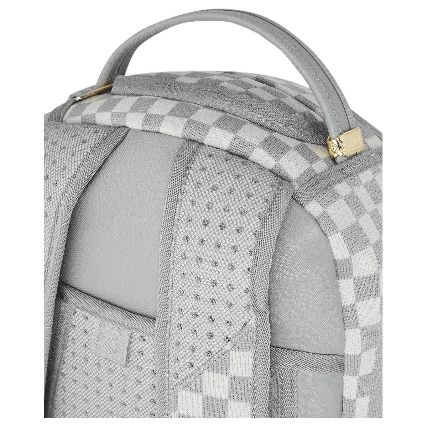 Рюкзак SPRAYGROUND Полиэфирное волокно Рюкзак Обычный (стандартный) Унисекс Серый белый - изображение 9