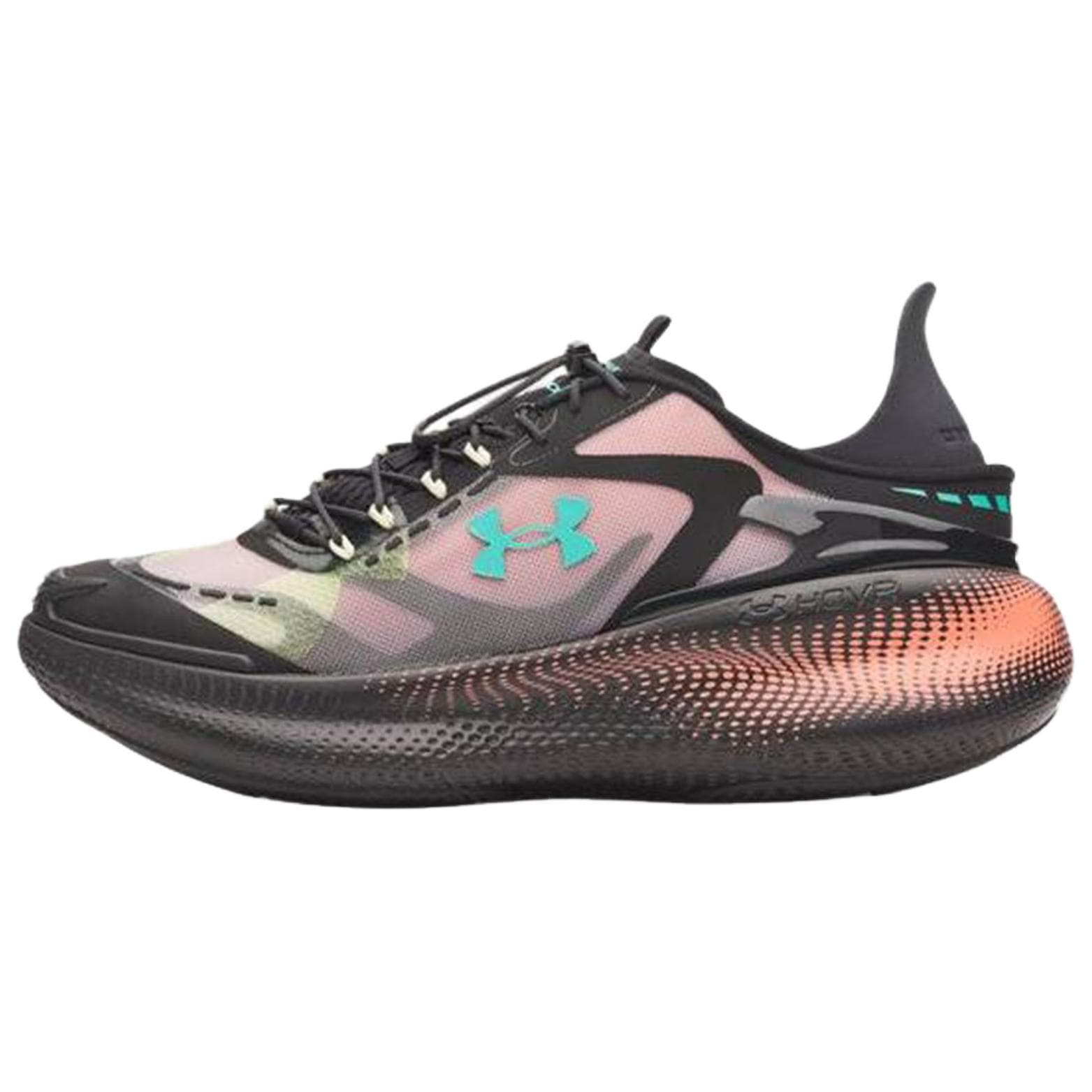 Кроссовки для бега Under Armour Echo Slip Speed Дышащий Лоу-топы TRAINING RUNNING Обувь Унисекс Черно-розовый - изображение 1