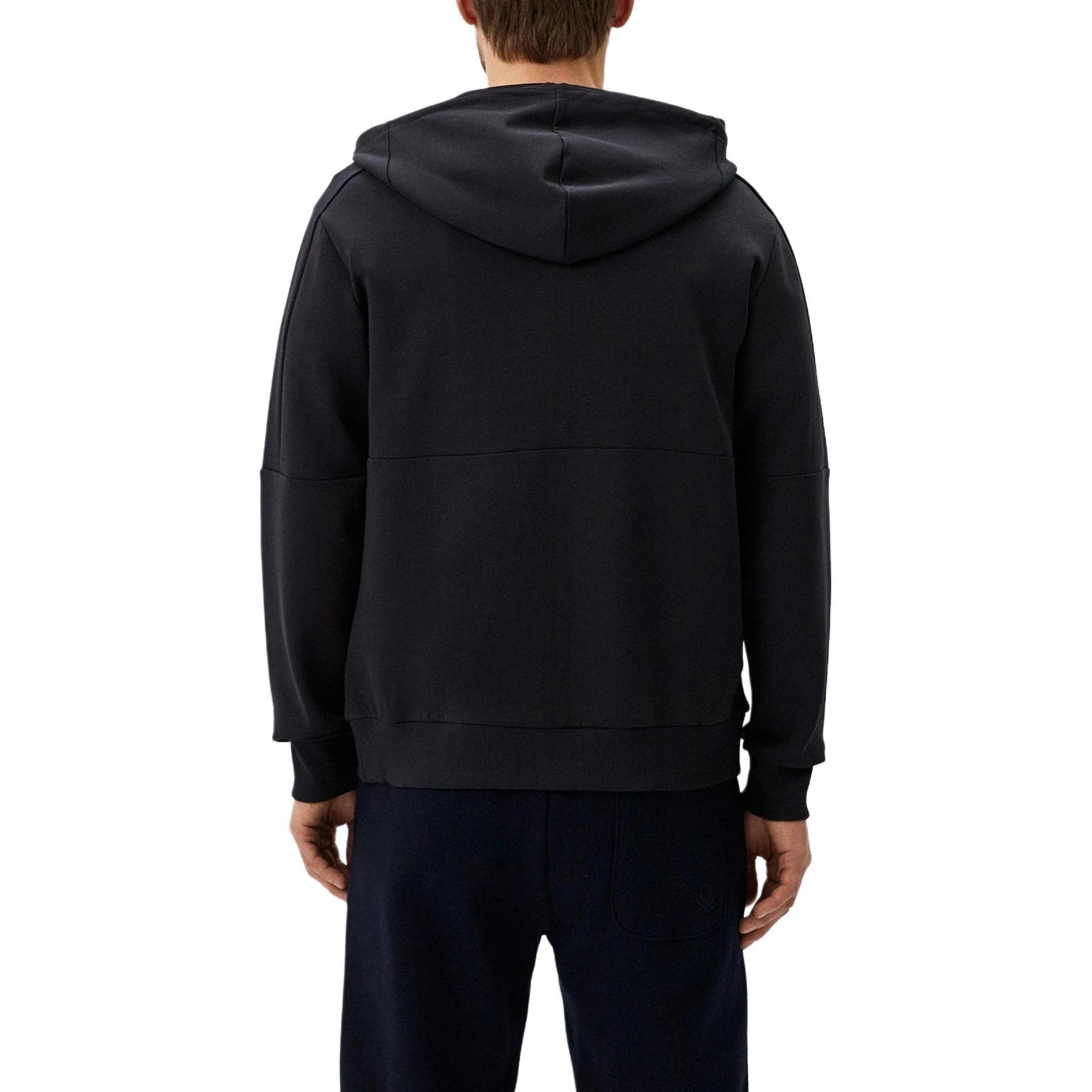 Худи HUGO BOSS Толстовка мужская с капюшоном и молнией, морского синего цвета - изображение 4