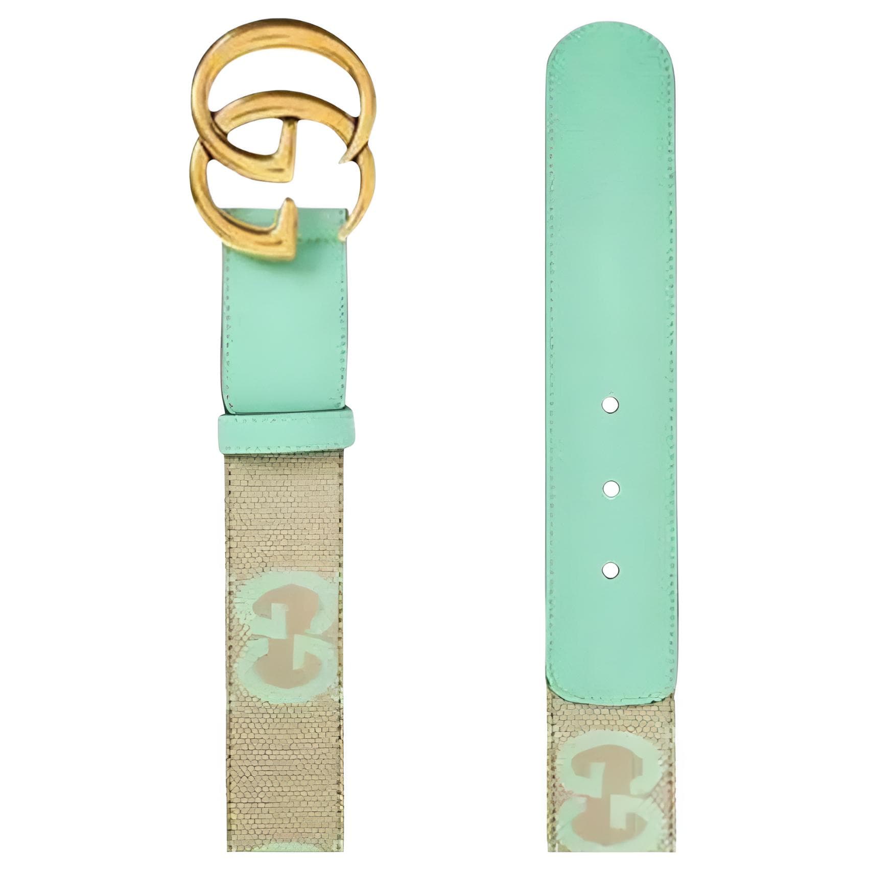 Ремень GUCCI Logo 4cm - изображение 2