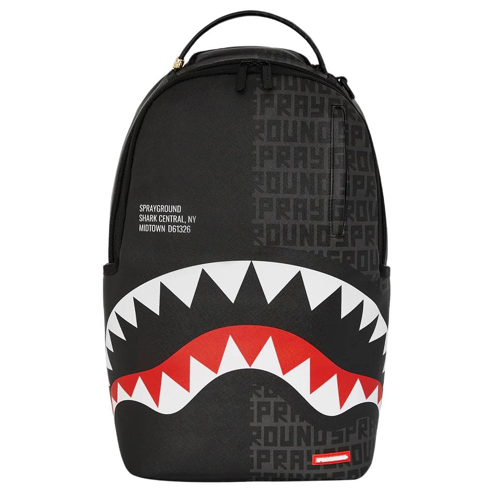 Рюкзак SPRAYGROUND Искусственная кожа Рюкзак Обычный (стандартный) Унисекс Черный - изображение 1