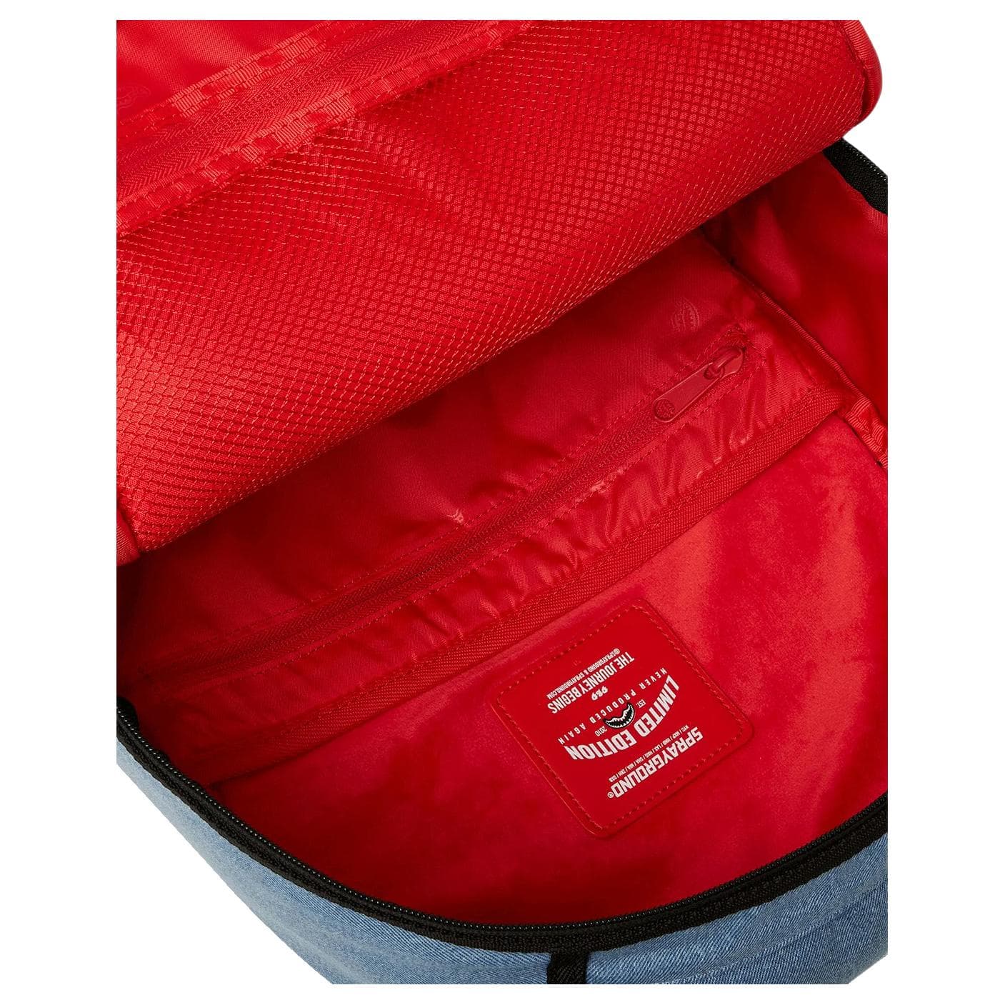 Рюкзак SPRAYGROUND Хлопковый рюкзак стандартный (обычный) унисекс джинсовый синий - изображение 8