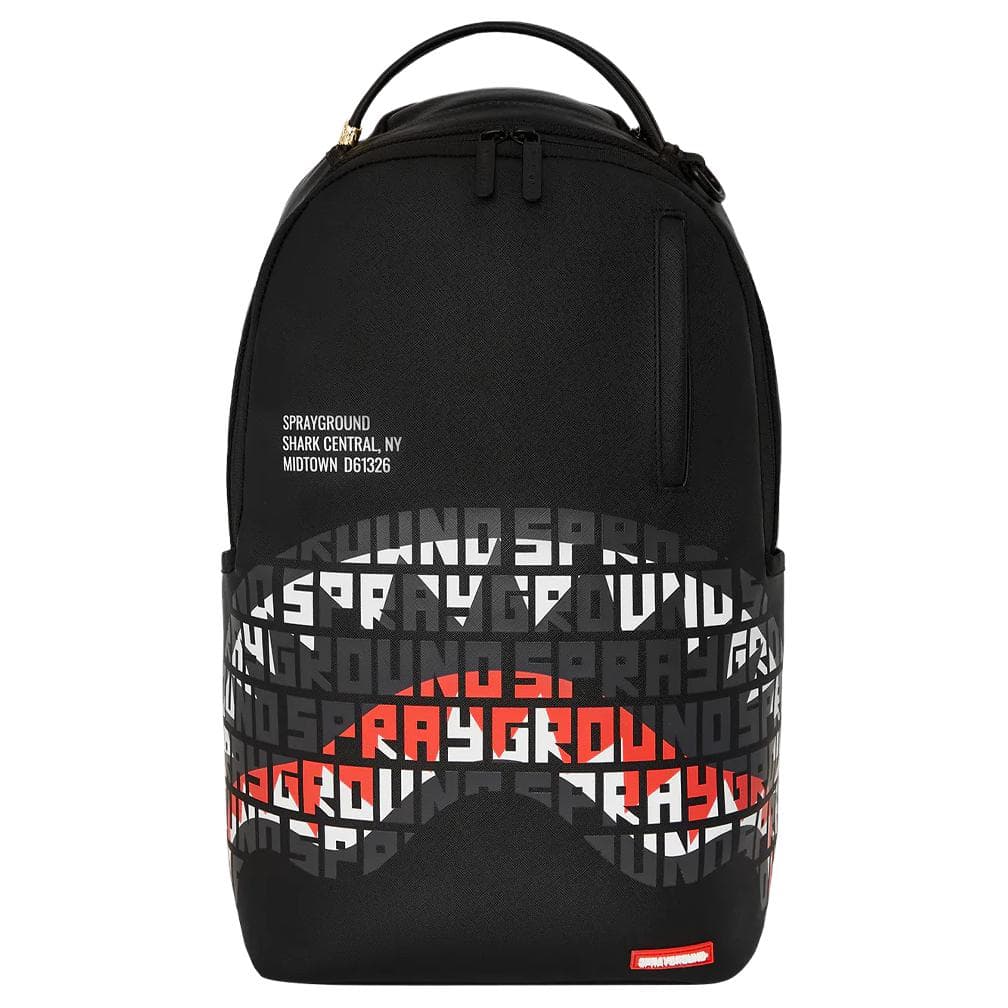 Рюкзак SPRAYGROUND Рюкзак из искусственной кожи стандартный (стандартный) унисекс черный красный - изображение 1