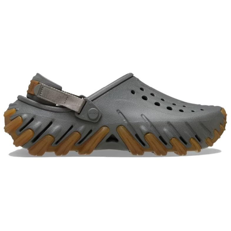 Сабо Crocs Echo Gum RO Комфортные и Дышащие Сабо из Резины Унисекс Сланцево-Серый - изображение 2