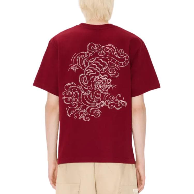 Футболка KENZO Red Мужская T-рубашка - изображение 5