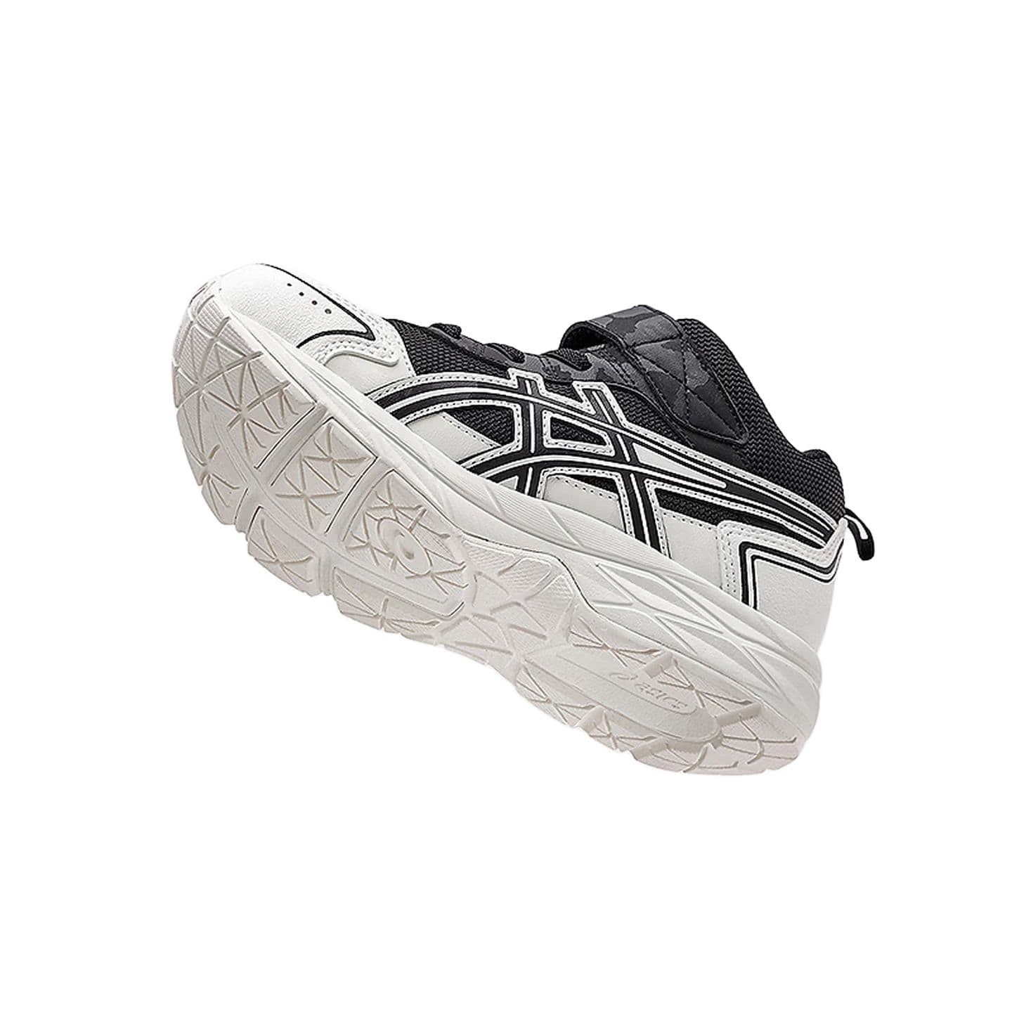 Кроссовки ASICS KIDS Гель Contend MID Топ Беговые кроссовки Черный белый Детский - изображение 3