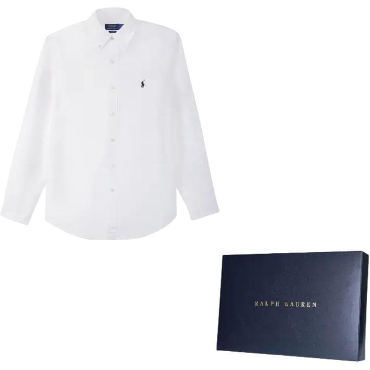 Рубашка Polo Ralph Lauren Oxford Shirt White - изображение 8